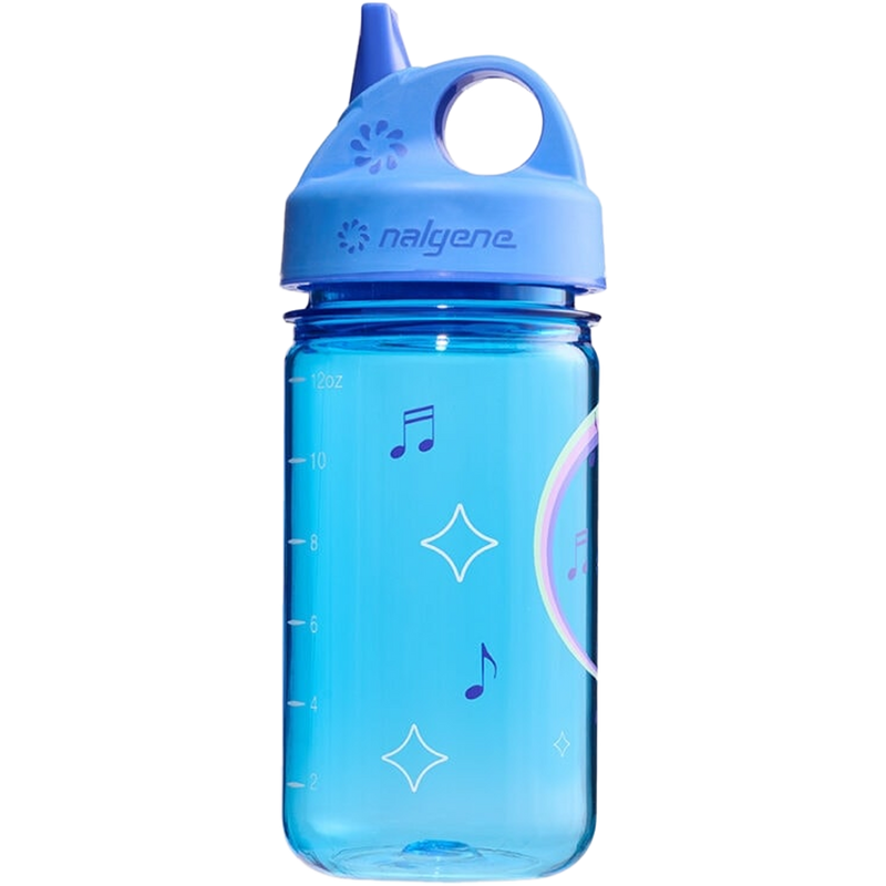 12 oz Kids Grip-N-Gulp Sustain Water Bottle, Nalgene 12 oz Kids Grip-N-Gulp Sustain Water Bottle graphic side