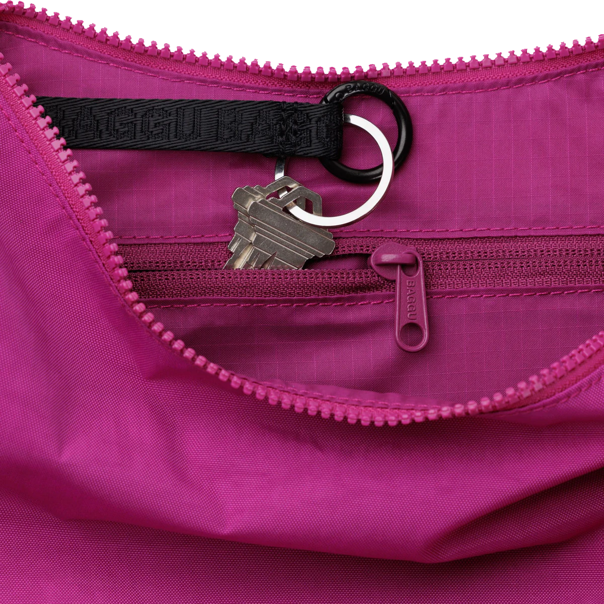 Medium Nylon Crescent Bag alternate view