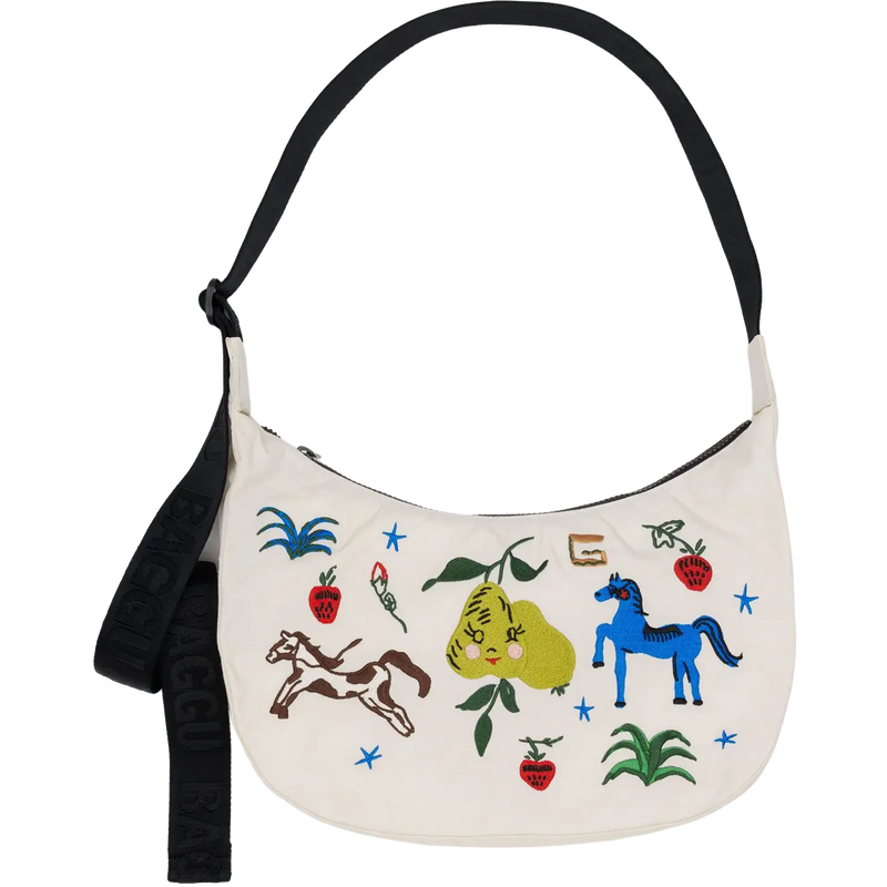 Medium Nylon Crescent Bag, Featured Image