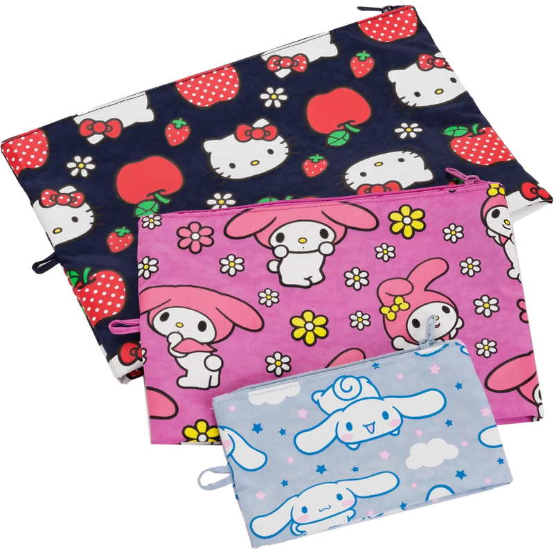 Go Pouch Set, BAGGU Go Pouch Set flat