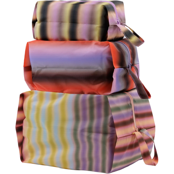 BAGGU 3D Zip Set in Gradient Stripe