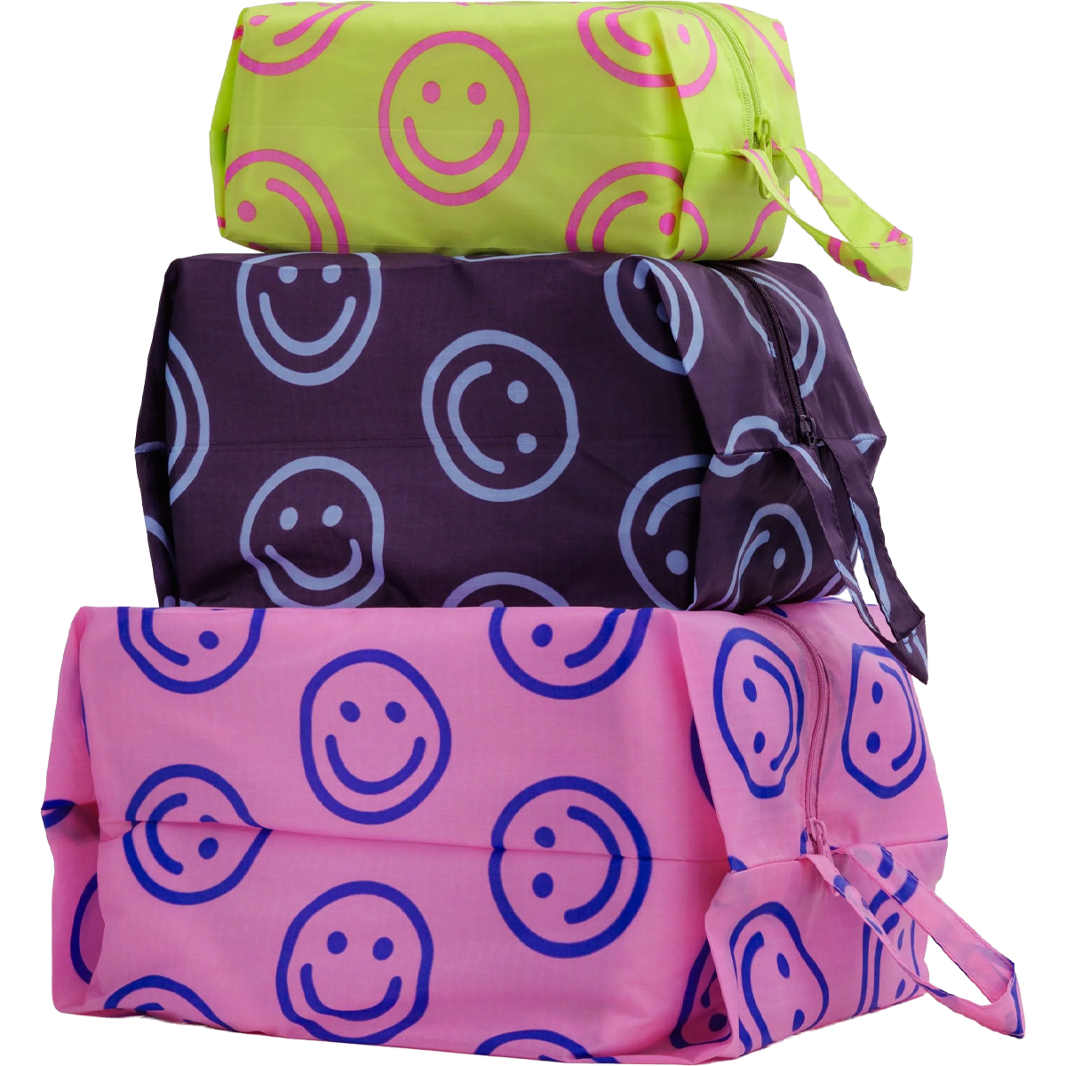 BAGGU 3D Zip Set in Bright Happy Mix