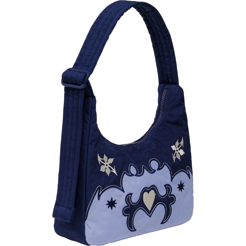 Mini Nylon Shoulder Bag, BAGGU Mini Nylon Shoulder Bag 3/4 view
