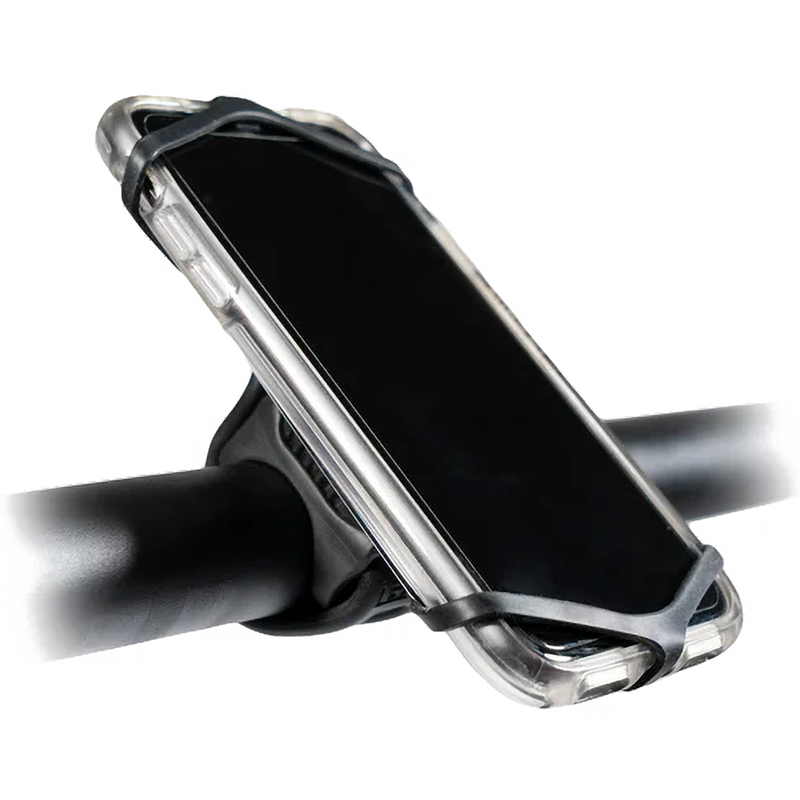 Smart Grip Phone Mount, Lezyne Smart Grip Phone Mount with phone on bar