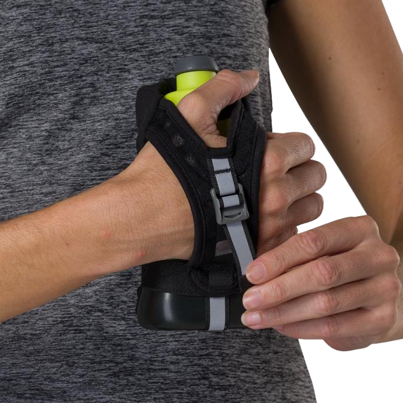 QuickSqueeze Plus Handheld Bottle 12oz, Nathan QuickSqueeze Plus Handheld Bottle 12oz strap