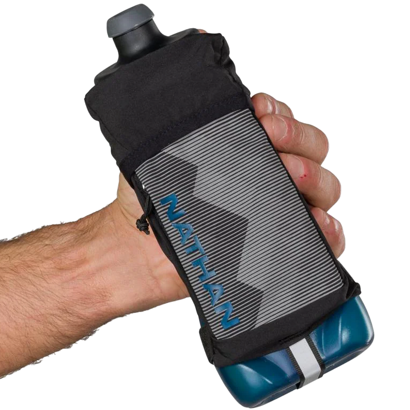 QuickSqueeze Plus Handheld Bottle 22oz, Nathan QuickSqueeze Plus Handheld Bottle 22oz in hand