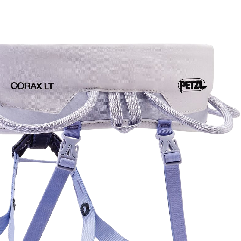 Women's Corax LT Harness, Petzl Women's Corax LT Harness in Lilac White back