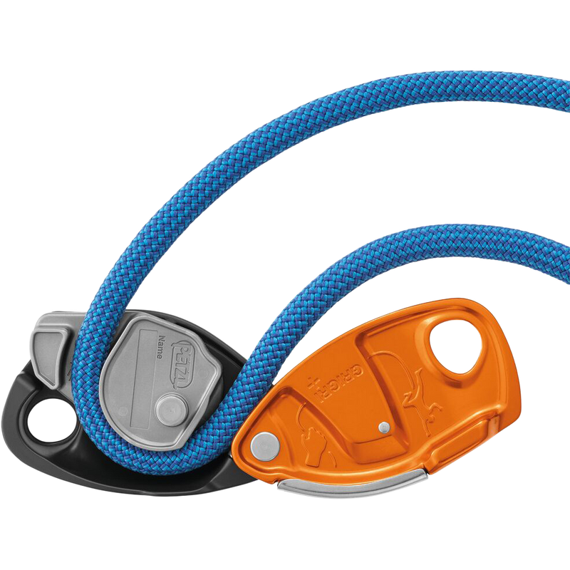 Grigri +, Petzl Grigri + in orange with rope