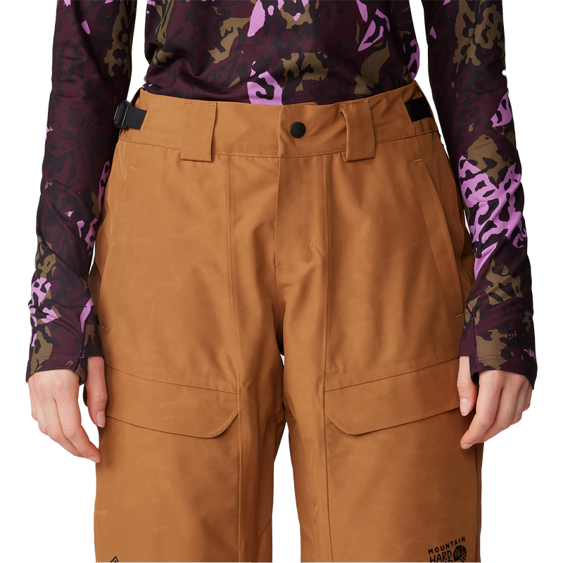 Women's Cloud Bank Gore-Tex Pant, Mountain Hardwear Women's Cloud Bank Gore-Tex Pant in Copper Clay front