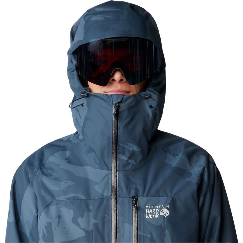 Men's Firefall Insulated Jacket, Mountain Hardwear Men's Firefall Insulated Jacket in Moon Blue Ombre hood