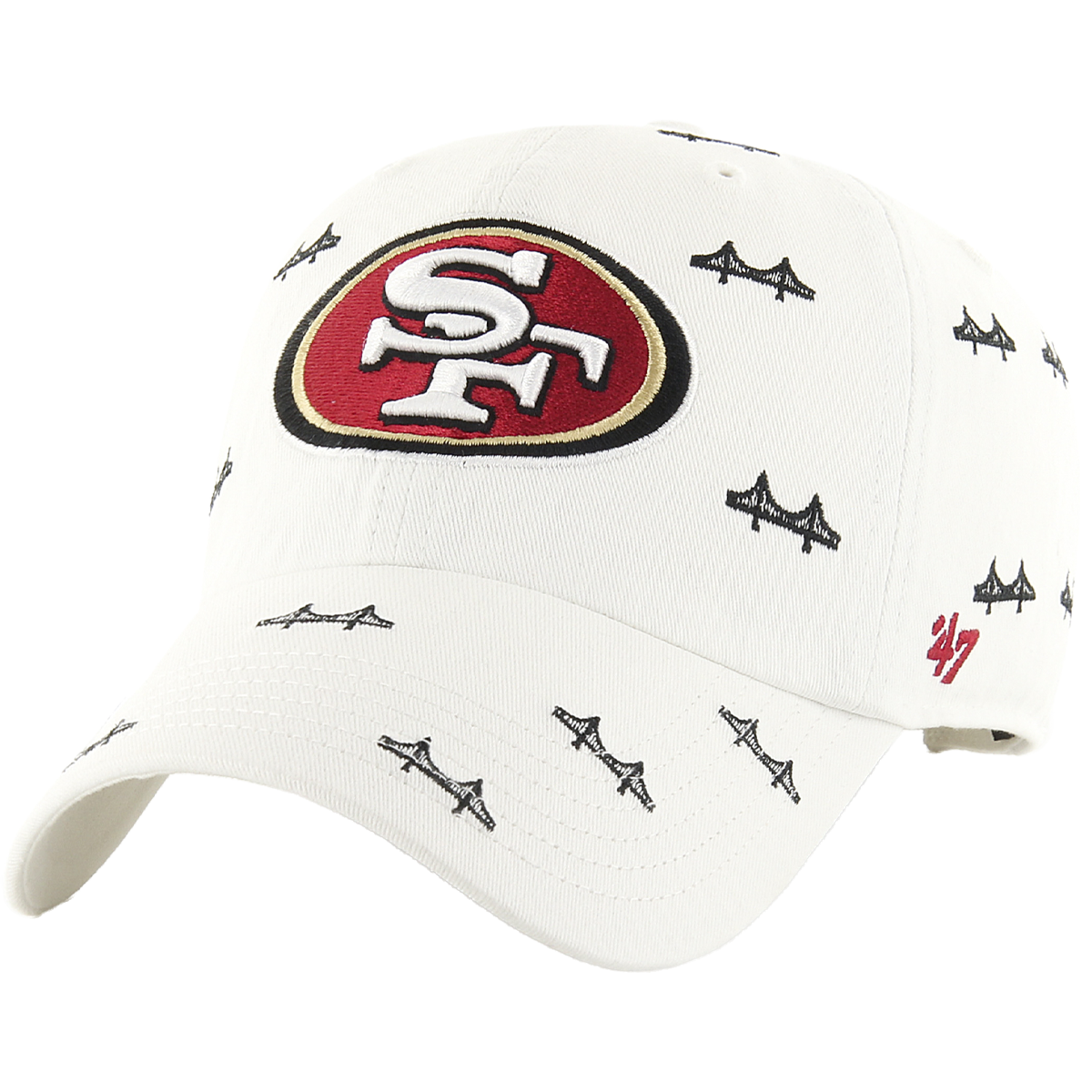Women's 49ers Confetti 47 Clean Up alternate view