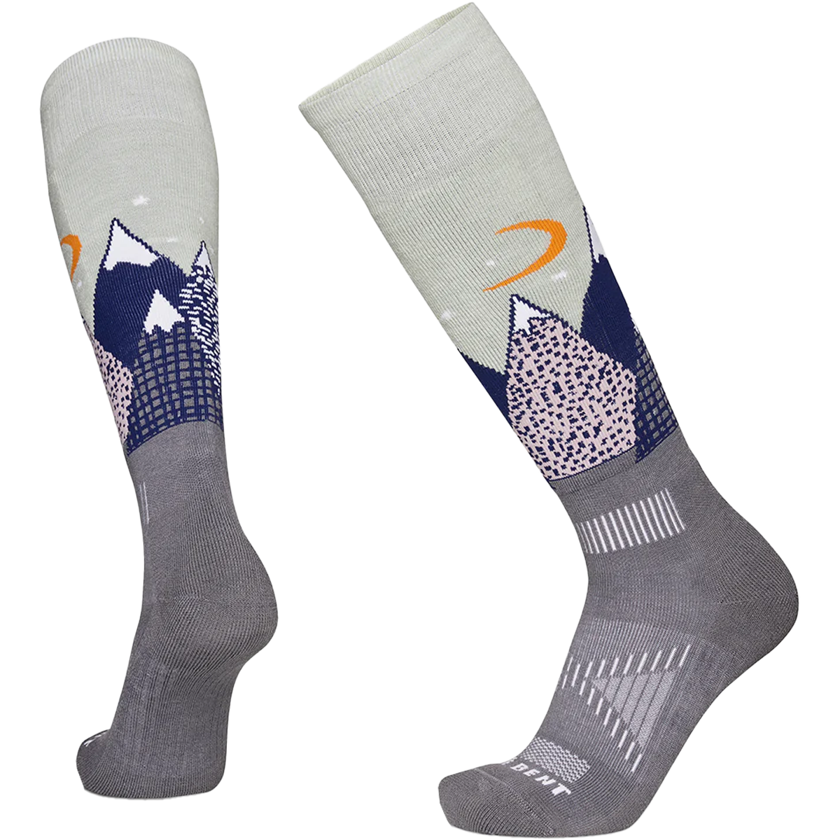 Youth Snowy Mountains Light Cushion Snow Sock alternate view