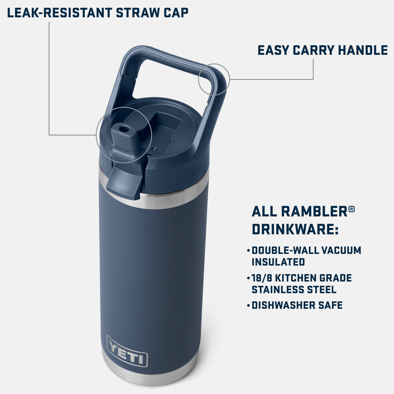 Rambler 18 oz Bottle with Straw Cap – Sports Basement Rambler 18 oz Bottle with Straw Cap – Sports Basement