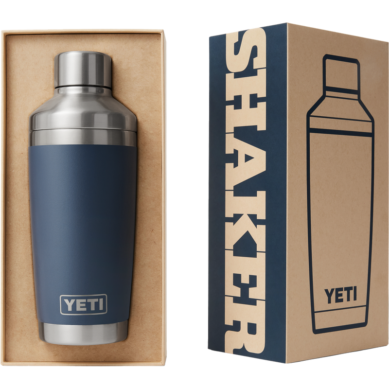 Rambler 20 oz Cocktail Shaker, Yeti Rambler 20 oz Cocktail Shaker in box