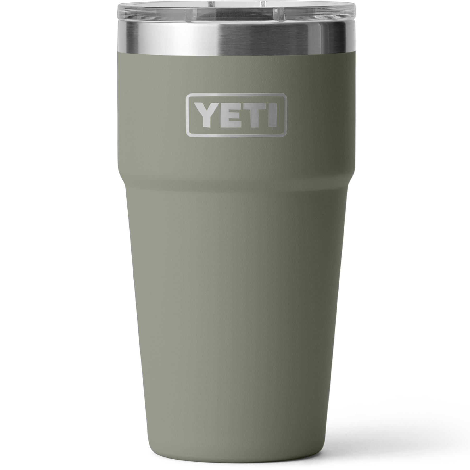 Yeti Rambler 20 oz Stackable with Magslider Lid in Pampa Green