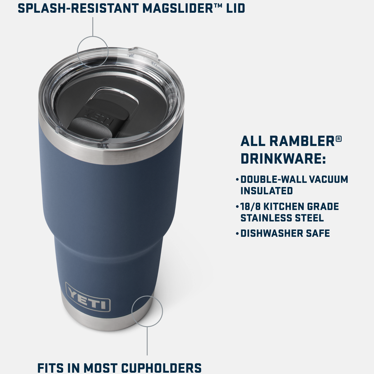 Rambler 30 oz Tumbler MagSlider alternate view