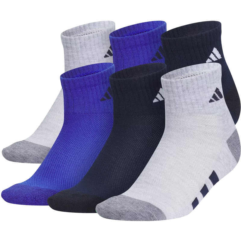 Youth Adidas Cushion Mixed 6-Pack Quarter, Featured Image