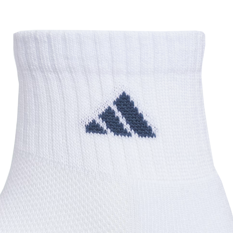 Youth Cushion Mixed 6-Pack Quarter, Adidas Youth Cushion Mixed 6-Pack Quarter logo