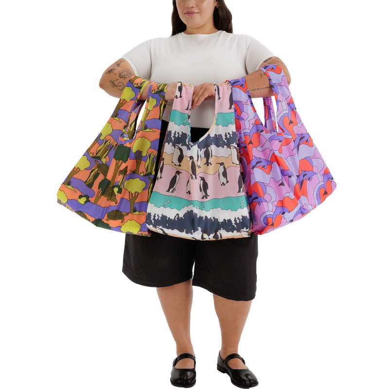 Standard Baggu Set of 3, BAGGU Standard Baggu Set of 3 with model
