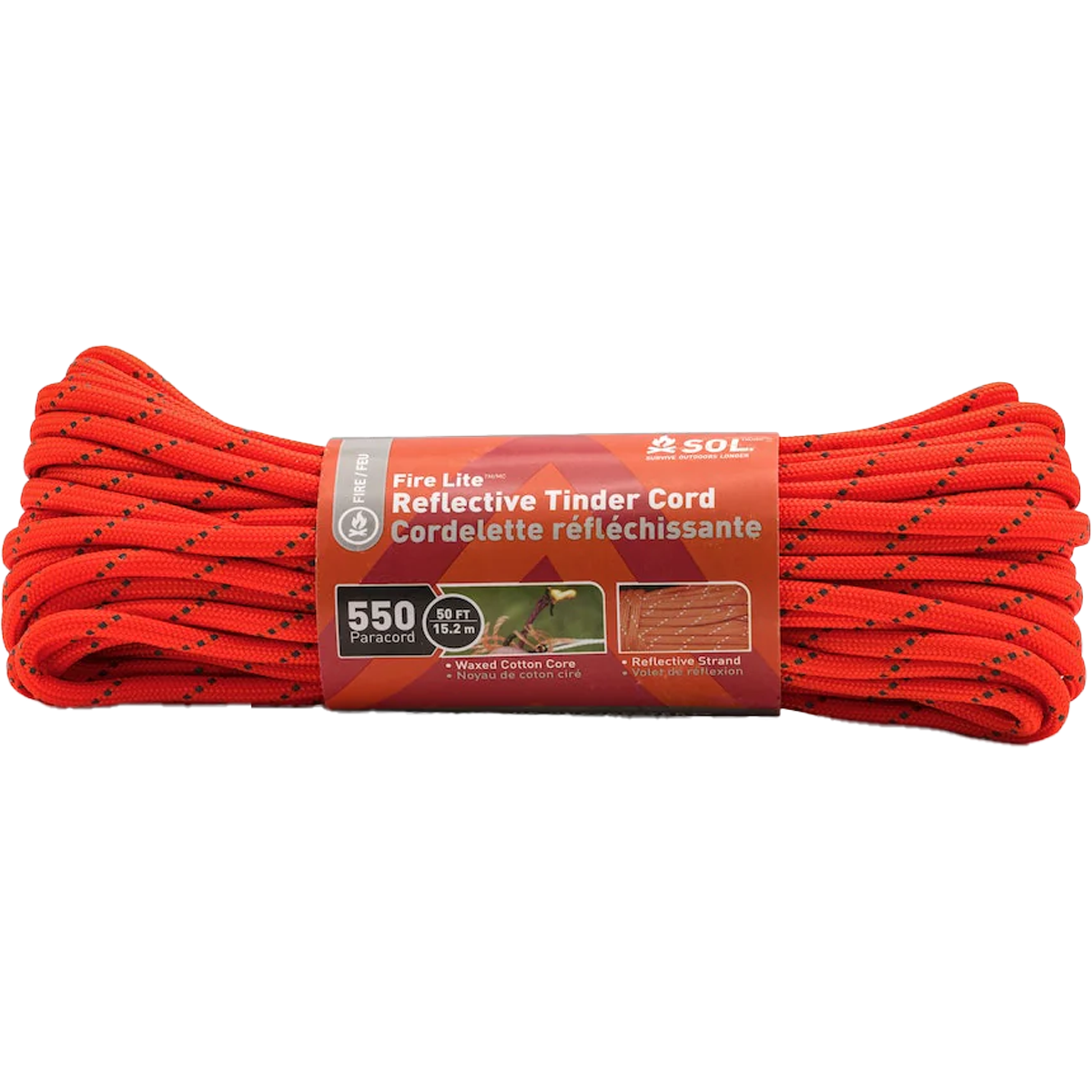 550 Reflective Tinder Cord - 50ft alternate view