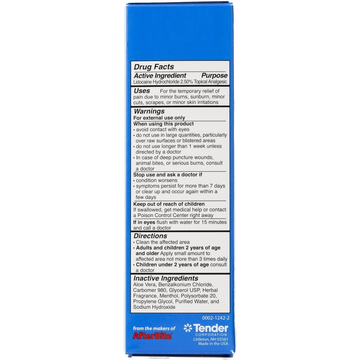 After Burn 2 oz Tube alternate view