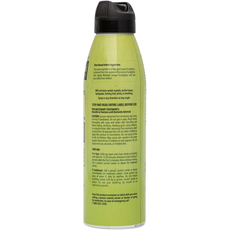 Natrapel Lemon Eucalyptus -  6 oz, Natrapel Lemon Eucalyptus - 6 oz back