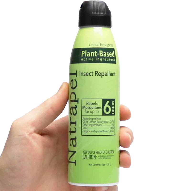 Natrapel Lemon Eucalyptus -  6 oz, Natrapel Lemon Eucalyptus - 6 oz in hand