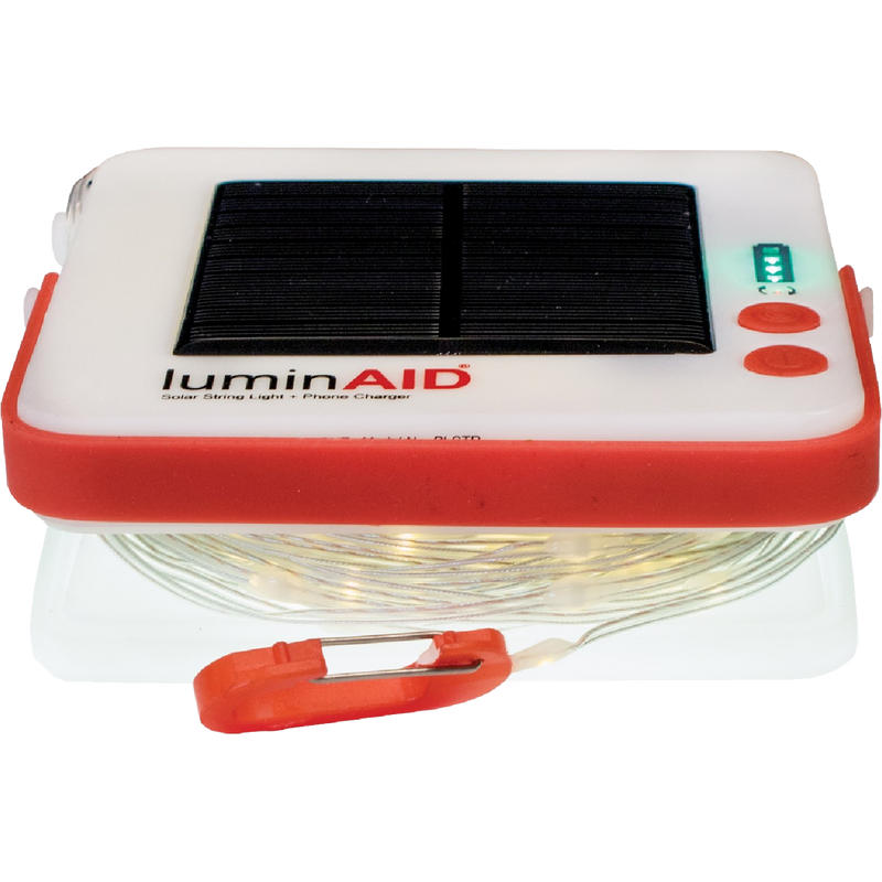 LuminAID Solar String Light, LuminAID Solar String Light wrapped up