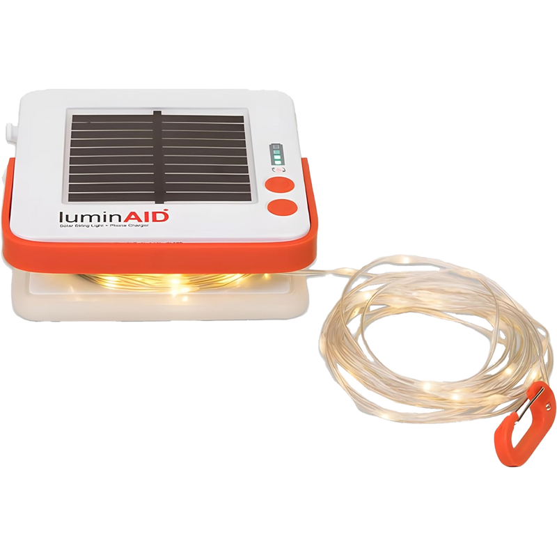 LuminAID Solar String Light, LuminAID Solar String Light with clip