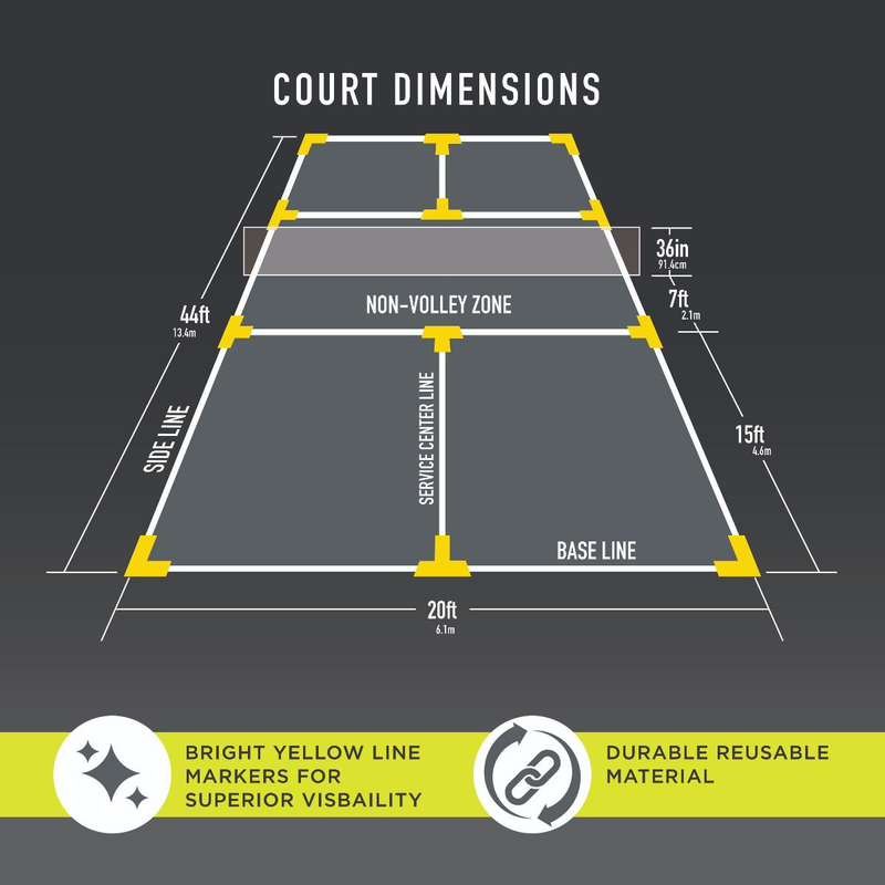 Court Marker Kit, Franklin Sports Court Marker Kit court