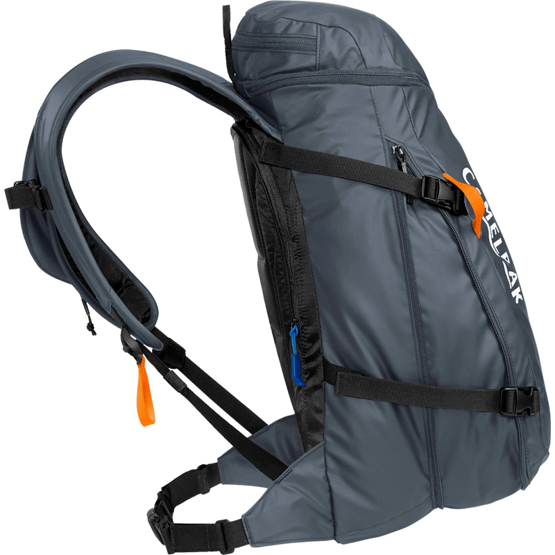 SnoBlast 22 Hydration Pack, CamelBak SnoBlast 22 Hydration Pack side unzipped
