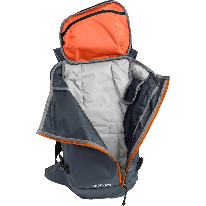 SnoBlast 22 Hydration Pack, CamelBak SnoBlast 22 Hydration Pack front unzipped