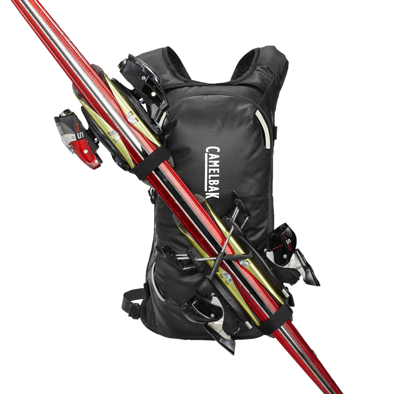 Powderhound 12 Hydration Pack, CamelBak Powderhound 12 Hydration Pack skis across back