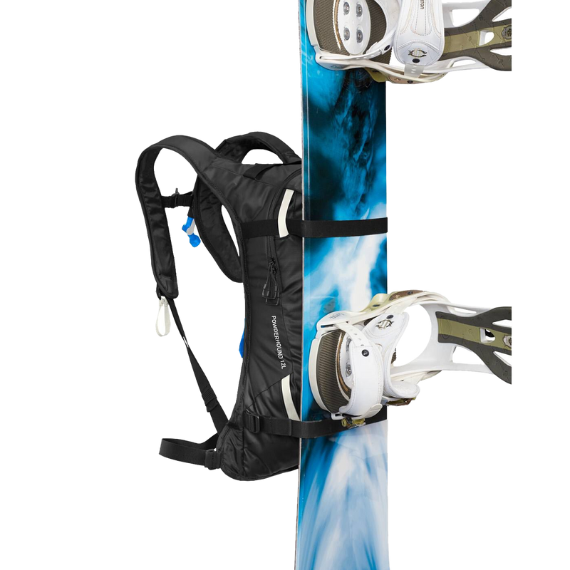 Powderhound 12 Hydration Pack, CamelBak Powderhound 12 Hydration Pack with snowboard