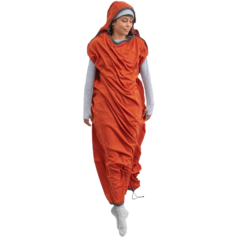 Reactor Fleece Liner - Compact, Sea to Summit Reactor Fleece Liner - Compact person inside