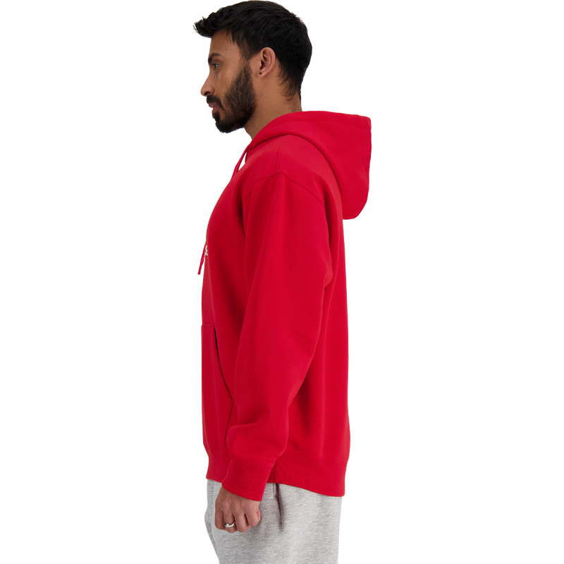 Men's Sport Essentials French Terry Logo Hoodie, New Balance Sport Essentials French Terry Logo Hoodie side