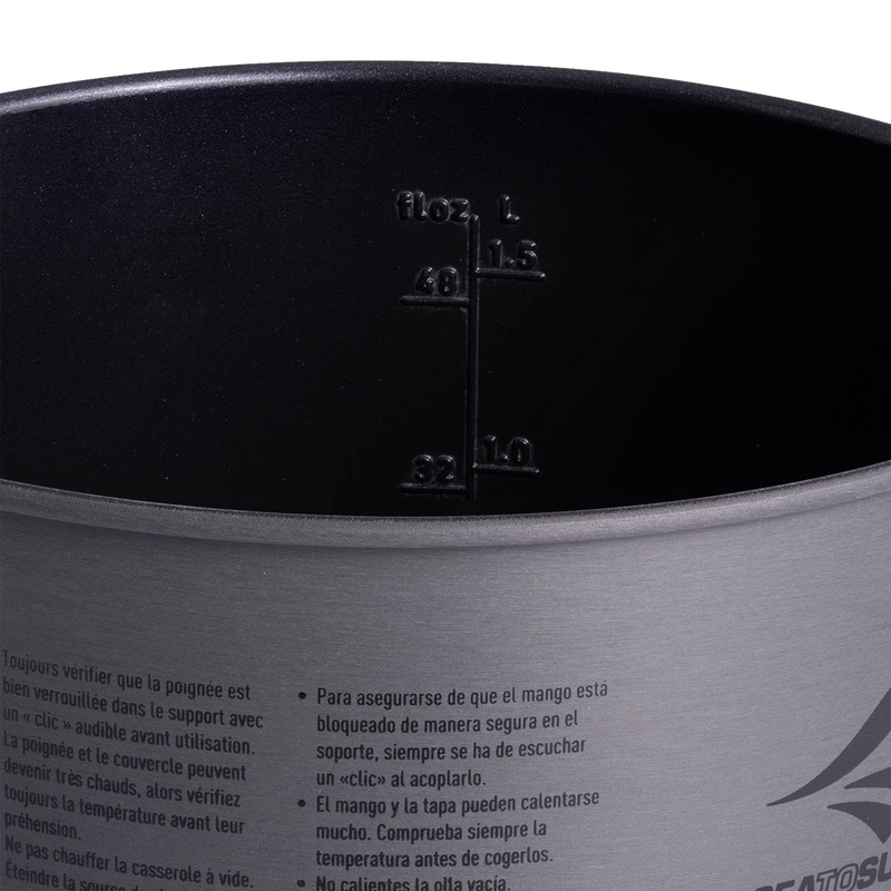 Frontier Ultralight Two Pot Set, Sea to Summit Frontier Ultralight Pot 3L inner measurements