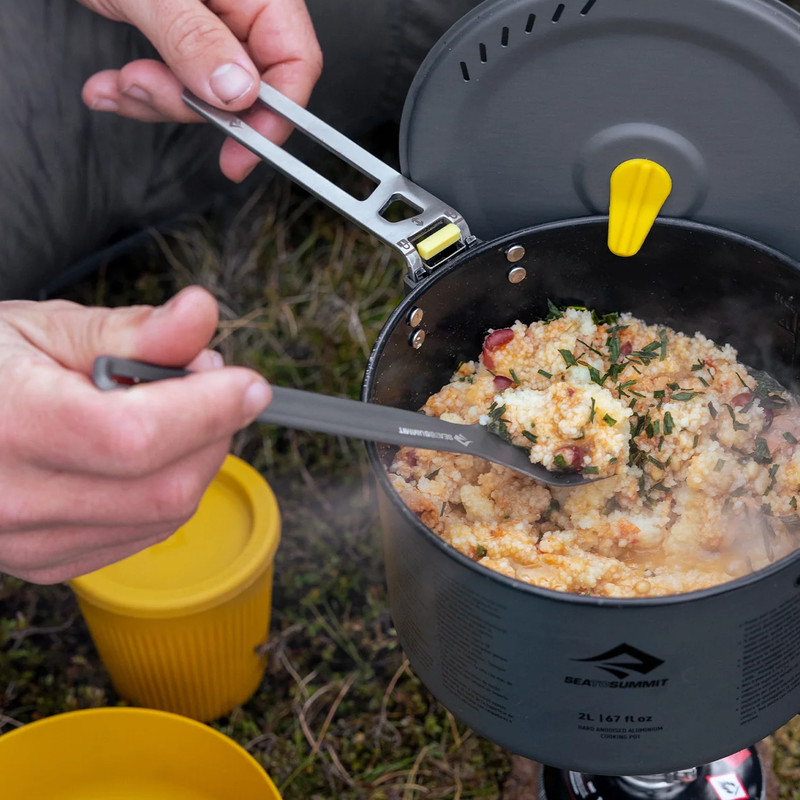 Frontier Ultralight Long Handle Spork, Sea to Summit Frontier Ultralight Long Handle Spork  at camp