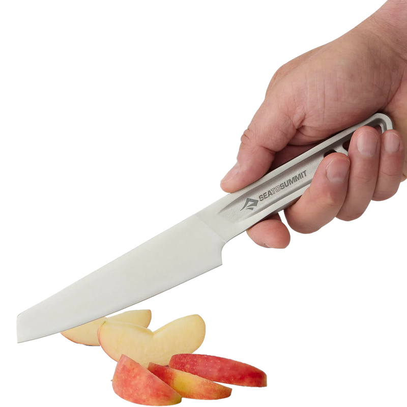 Detour Stainless Steel Kitchen Knife, Sea to Summit Detour Stainless Steel Kitchen Knife in hand