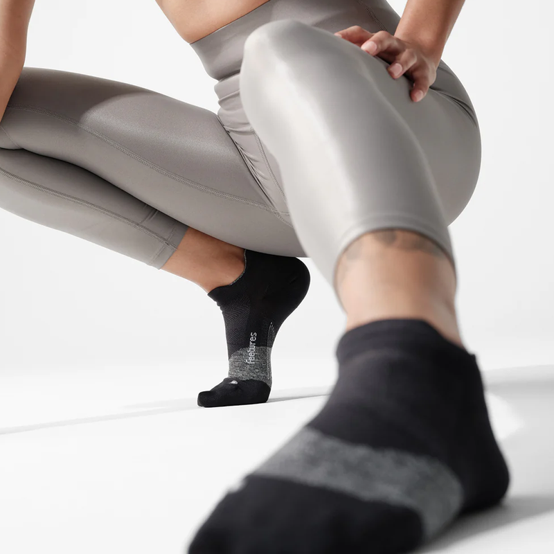 Elite Ultra Light No Show Tab, Feetures Elite Ultra Light No Show Tab on feet