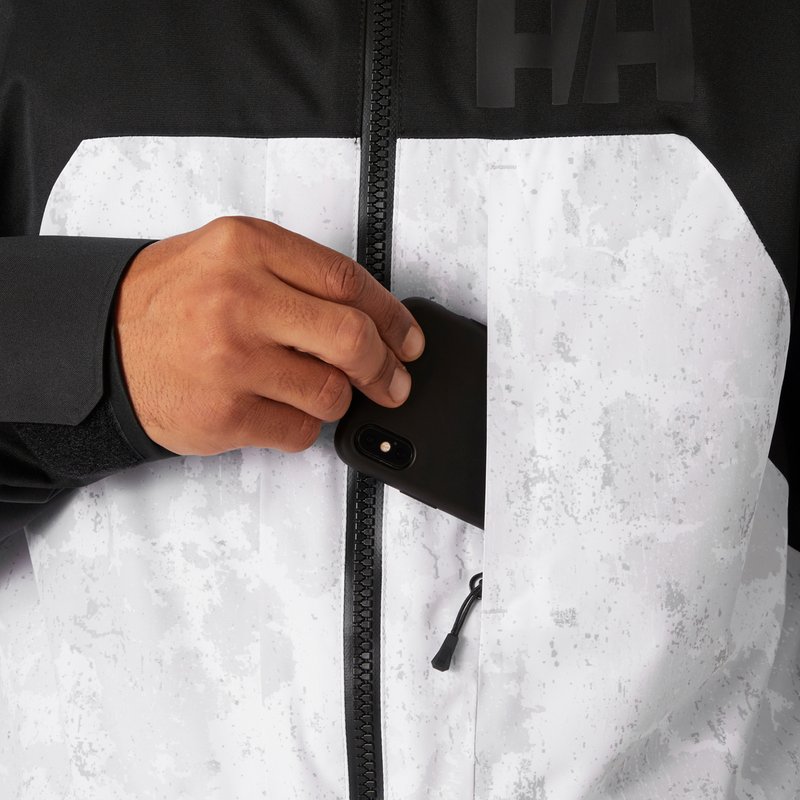 Men's Straightline Lifaloft 2.0 Jacket, Helly Hansen Men's Straightline Lifaloft 2.0 Jacket chest pocket