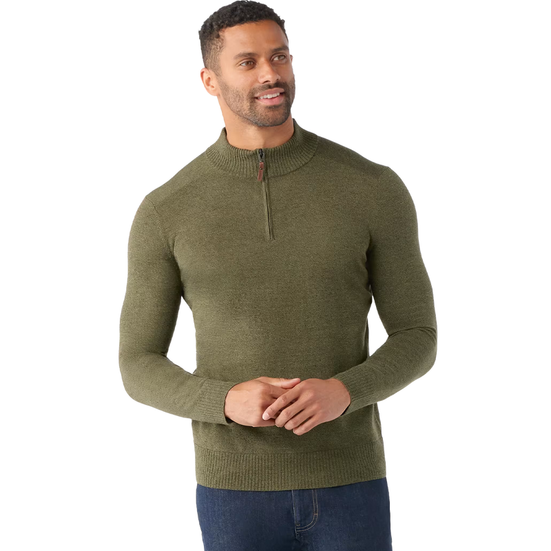 Men's Sparwood 1/4 Zip Sweater, Smartwool Men's Sparwood 1/4 Zip Sweater front
