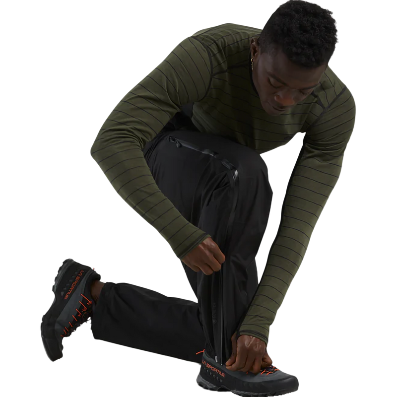 Men's Foray Pants, Outdoor Research Men's Foray Pants in Black cuff zippers