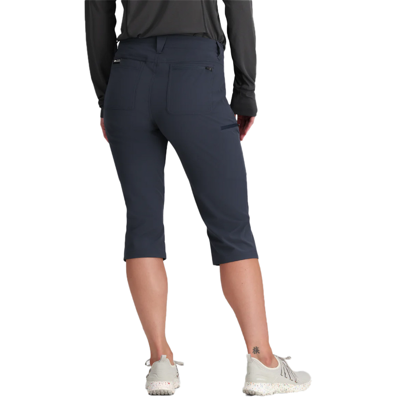 Women's Ferrosi Capris, Outdoor Research Women's Ferrosi Capris in Dark Navy back
