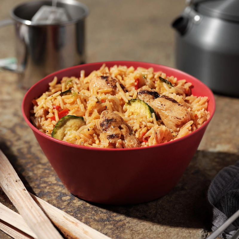 Kung Pao Chicken (2 Servings), Mountain House Kung Pao Chicken at camp