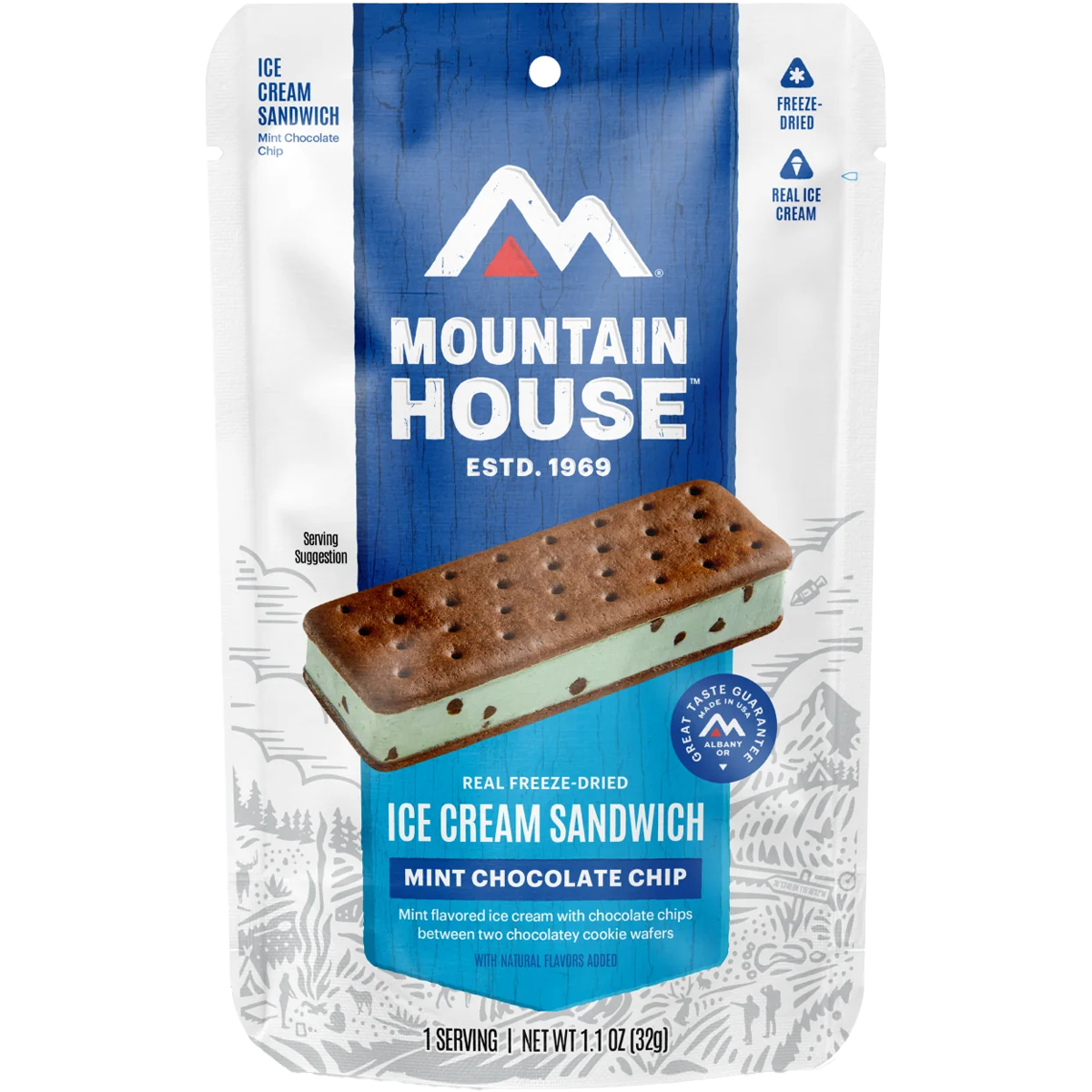 Mint Chocolate Chip Ice Cream Sandwich alternate view