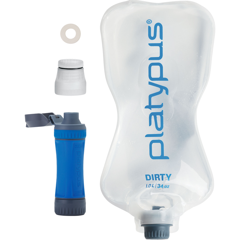 QuickDraw Microfilter 1L System, Platypus QuickDraw Microfilter 1L System pieces