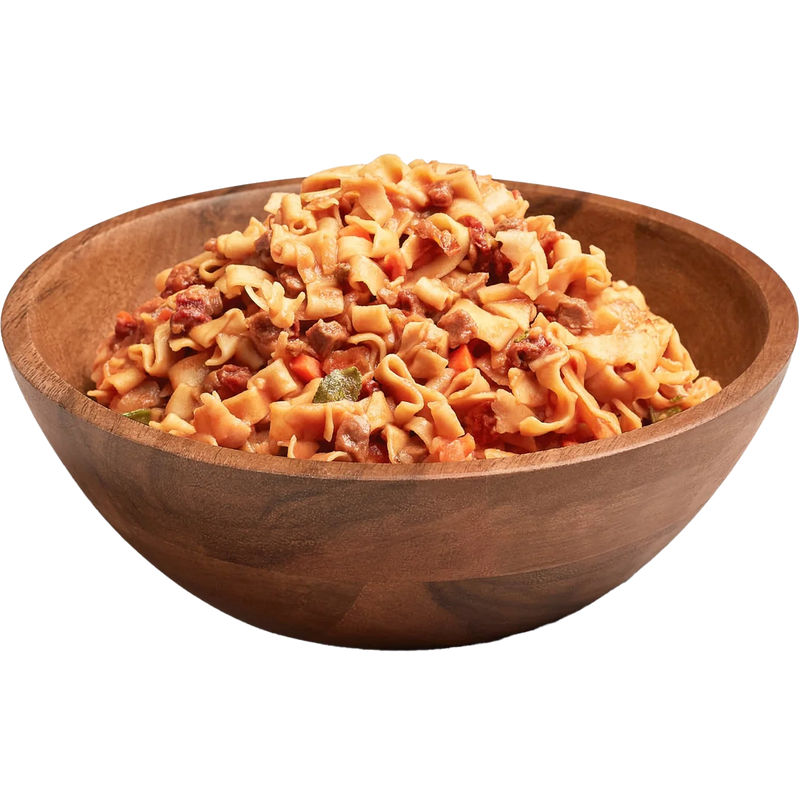 Beef Bolognese (2 Servings), Backpacker's Pantry Beef Bolognese in bowl