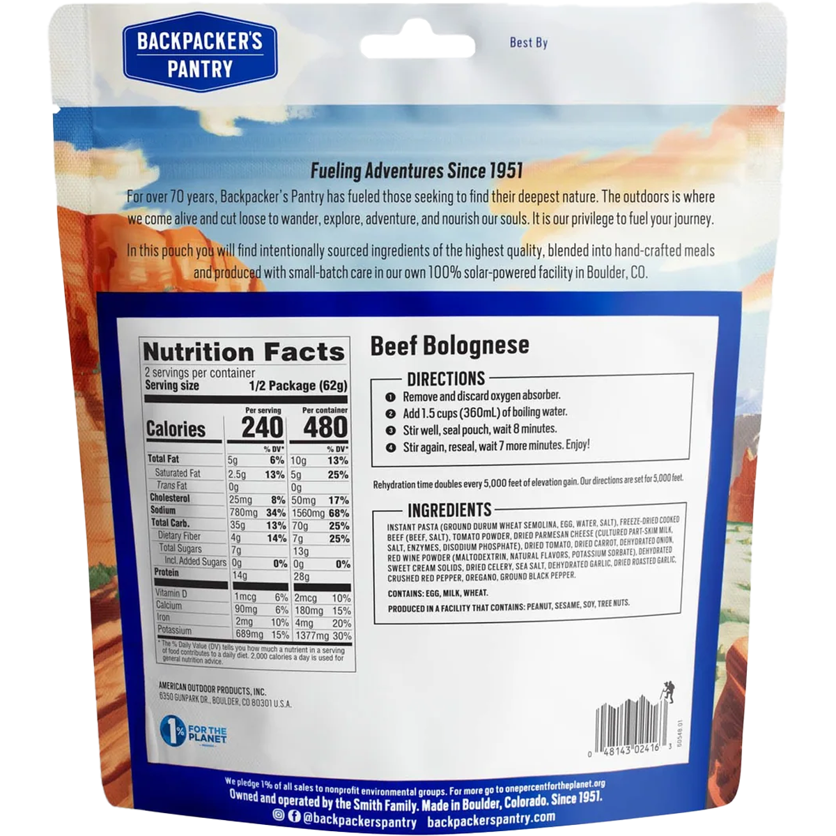 Beef Bolognese (2 Servings) alternate view