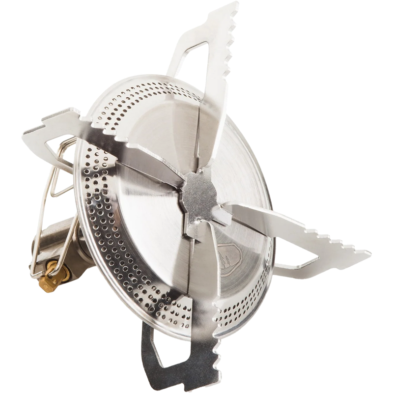 Glacier Camp Stove, GSI Outdoors Glacier Camp Stove top of burner